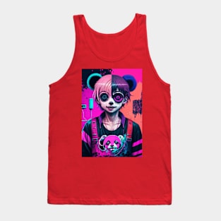 Panda Punk Tank Top